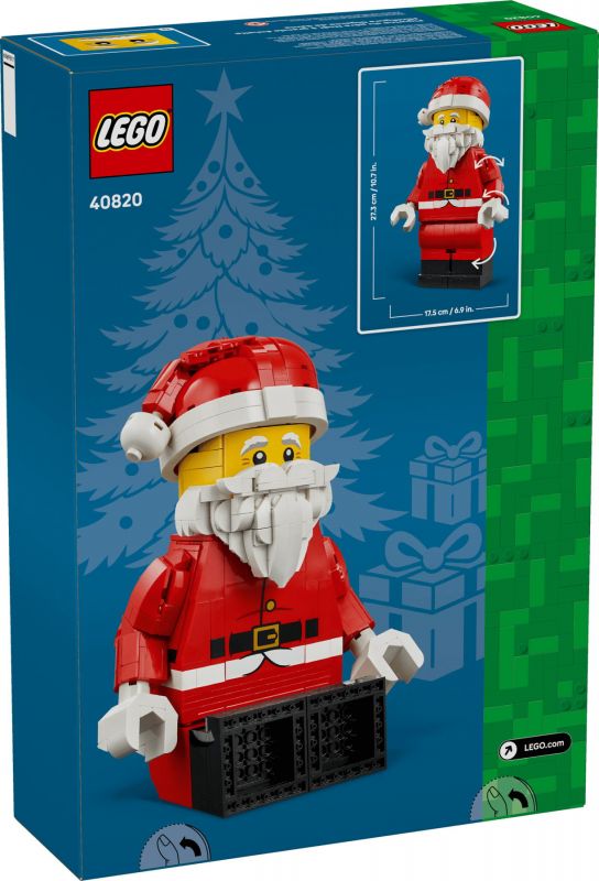 Конструктор LEGO Iconic Збільшена мініфігурка Санти