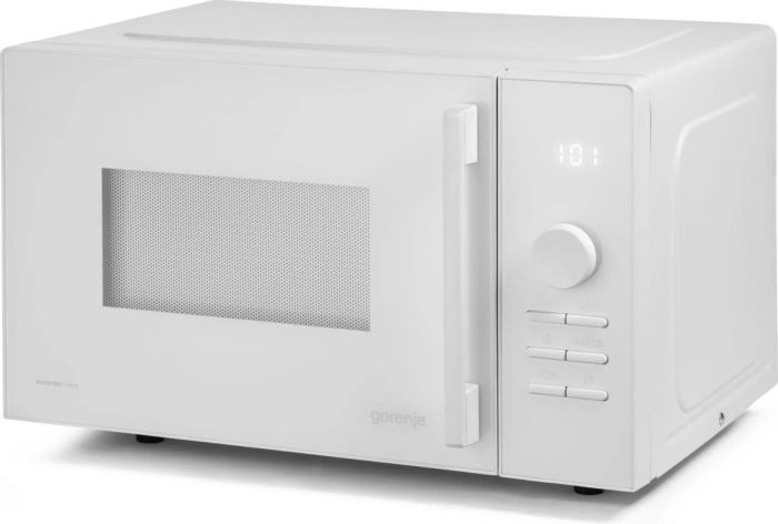 Мікрохвильова піч Gorenje, 23л, електр. керув., 800Вт, дисплей, 20 програм, інвертор, білий