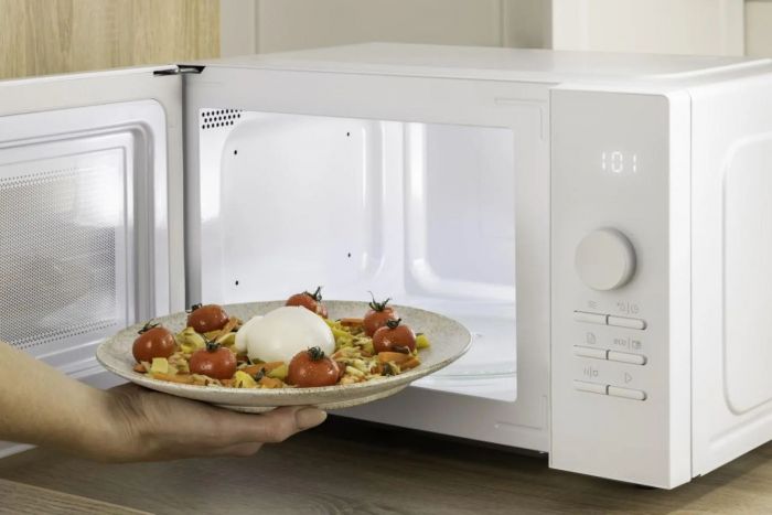 Мікрохвильова піч Gorenje, 23л, електр. керув., 800Вт, дисплей, 20 програм, інвертор, білий