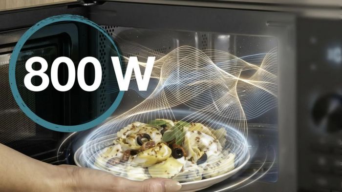 Мікрохвильова піч Gorenje, 20л, електр. керув., 800Вт, гриль, дисплей, 20 програм, інвертор, чорний