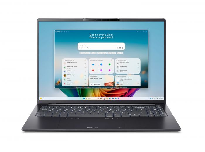 Ноутбук Acer Swift Go 16 AI SFG16-I71 16" WUXGA OLED, Intel U9-386H, 16GB, F512GB, UMA, Win11, сірий
