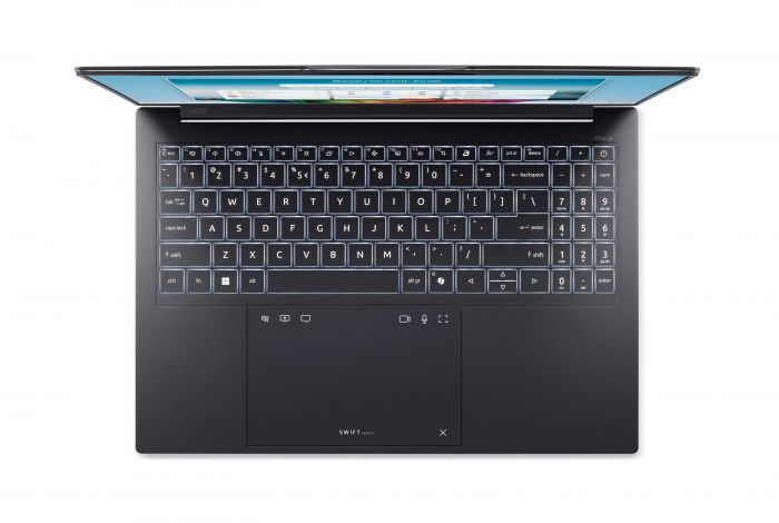 Ноутбук Acer Swift Go 16 AI SFG16-I71 16" WUXGA OLED, Intel U9-386H, 16GB, F512GB, UMA, Win11, сірий