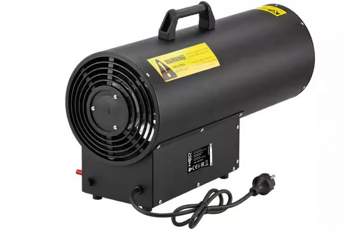 Теплова гармата газова Neo Tools, 50кВт, 300м2, 650м3/год, чорний, 7.5кг