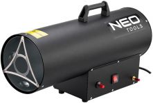 Теплова гармата газова Neo Tools, 50кВт, 300м2, 650м3/год, чорний, 7.5кг