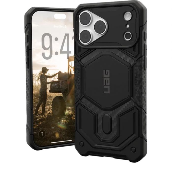 Чохол UAG для iPhone 18 Pro Max, Monarch Pro Magsafe, Carbon Fiber