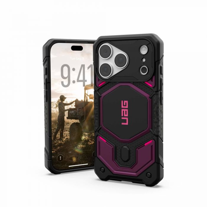 Чохол UAG для iPhone 18 Pro, Monarch Pro Magsafe, Deep Purple Synth