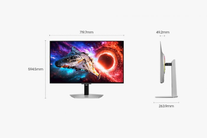 Монітор Samsung 32" Odyssey Gaming G80SH 2xHDMI, DP, USB, USB-C, OLED, 3840x2160, 240Hz, 0.03ms