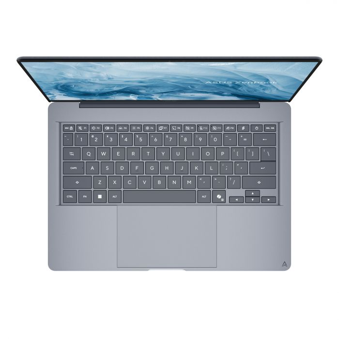 Ноутбук ASUS Zenbook 14 UX3480QA-U1111W 14" WUXGA OLED, Qualcomm X X1 26 100, 8GB, F256GB, UMA, Win11, Блакитний
