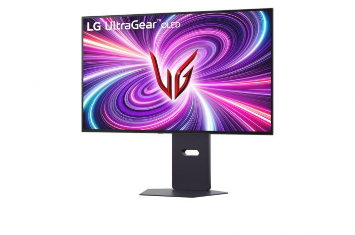 Монітор LG 31.5" 32GS95UV-B 2xHDMI, DP, USB, MM, OLED, 3840x2160, 240/480Hz, 0.03ms, DCI-P3 98.5%, G-SYNC, FreeSync, Pivot, HDR400