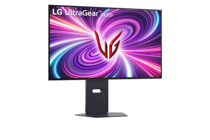 Монітор LG 31.5" 32GS95UV-B 2xHDMI, DP, USB, MM, OLED, 3840x2160, 240/480Hz, 0.03ms, DCI-P3 98.5%, G-SYNC, FreeSync, Pivot, HDR400