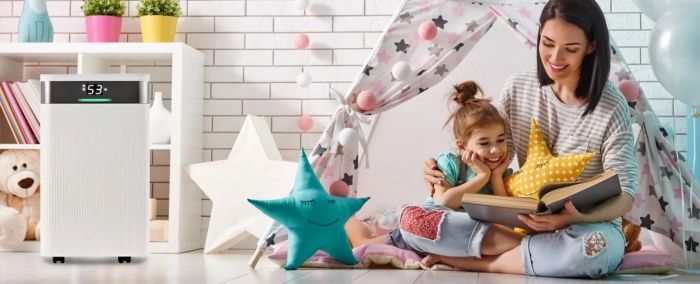 Осушувач повітря MYCOND TIBO ECO 12, 12л.на добу, 25м.кв  , 120м3/год, 200Вт, дисплей, ел.кер-ня, Wi-Fi, таймер, авто вимк., білий