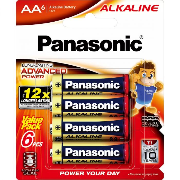Батарейка Panasonic Alkaline Power лужна AA блістер, 6 шт.