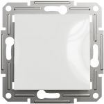 Вимикач 1-клавішний Schneider Electric, Asfora (білий, без рамки)