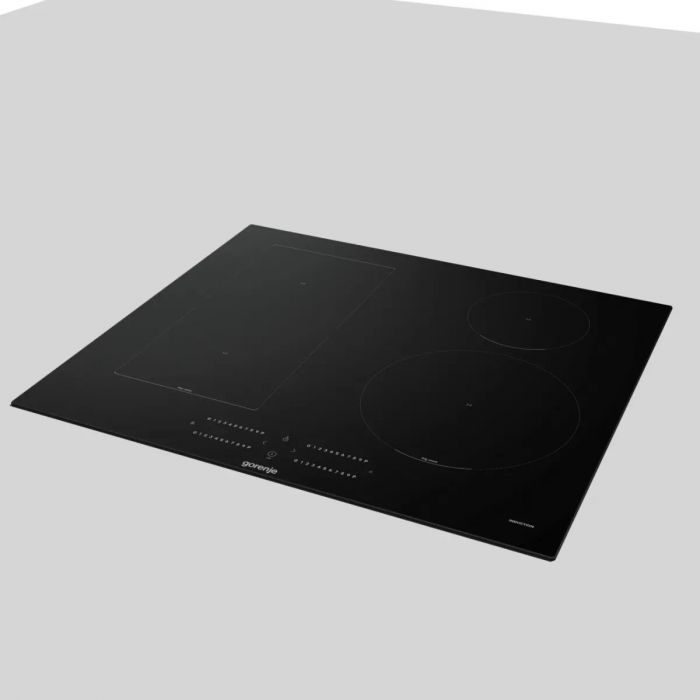 Варильна поверхня Gorenje індукційна, 60см, PowerBoost, TouchControl, BigZone, збільшена площа пригот, поєднання конфорок, чорний
