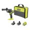 Шурупокрут-дриль ударний акумуляторний Ryobi ONE+ HP RPD18X1-242S 18В 1х2А·год 1х4А·год ЗП 105Нм 700·2150об/хв 1.4кг сумка