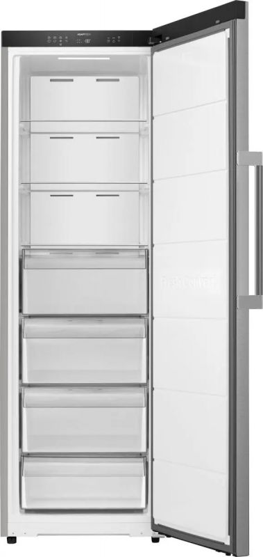 Морозильна камера Gorenje, 185.6x59.5х60, 312л, 1дв., A++, NF, диспл внутр., інвертор, сірий