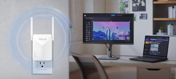Розширювач покриття WiFi ASUS RP-AX50 AX1500 1xGE LAN, MESH
