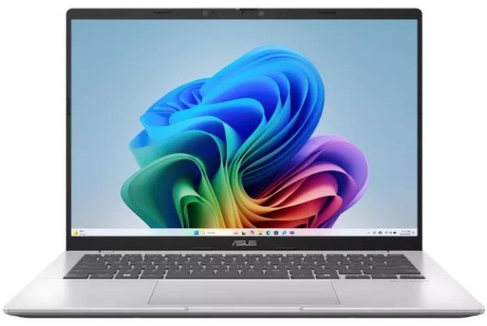 Ноутбук ASUS Vivobook 14 X1407QA-LY043W 14" WUXGA IPS, Qualcomm X X1 26 100, 16GB, F512GB, UMA, Win11, Сріблястий