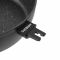 Сковорода глибока зі знімною ручкою Ardesto Gemini Bari, 24см, алюміній, чорний