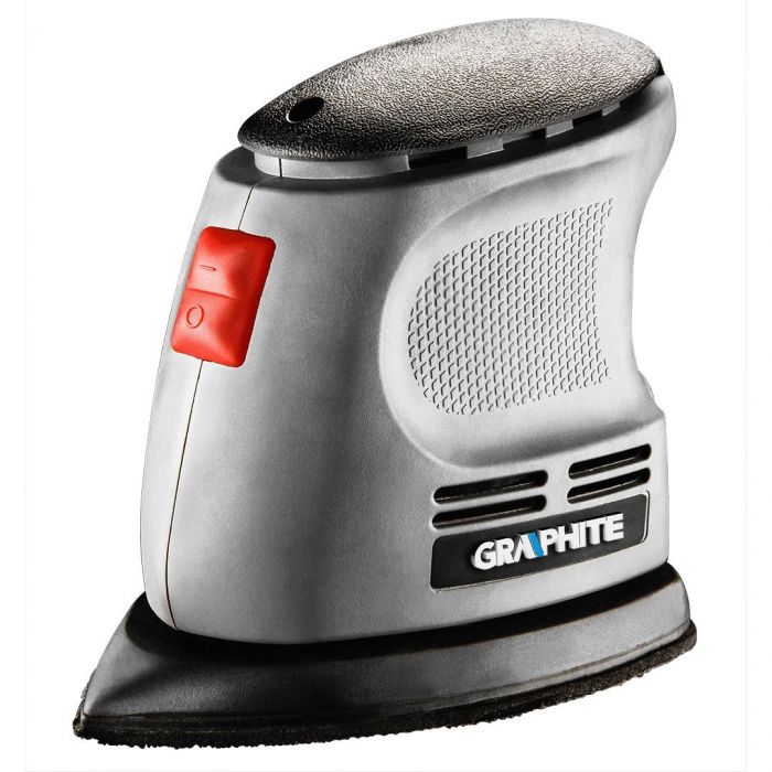 Шліфмашина вібраційна GRAPHITE Delta 105Вт платформа 140х140х97 24000кол·хв 0.87кг
