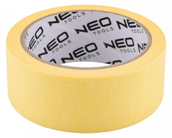 Стрічка малярна Neo Tools, 25мх38мм, жовтий