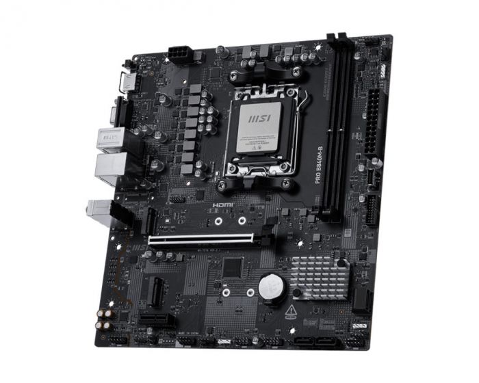 Материнcька плата MSI PRO B840M-B sAM5 B840 2xDDR5 M.2 HDMI DSub mATX