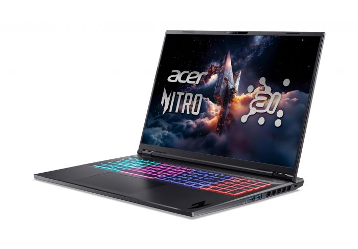 Ноутбук Acer Nitro 18 AN18-61 18" WQXGA IPS, AMD R7-350, 32GB, F1TB, NVD5070Ti-12, Lin, чорний