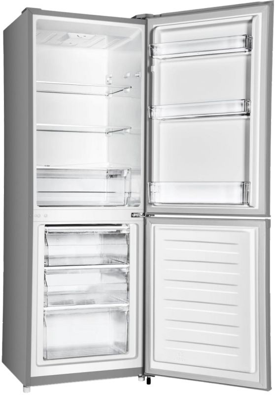 Холодильник з нижн. мороз. камерою Gorenje, 161х55х56см, 2 двері, 160(79)л, А++, механіч.  упр. , Зона св-ті, сірий