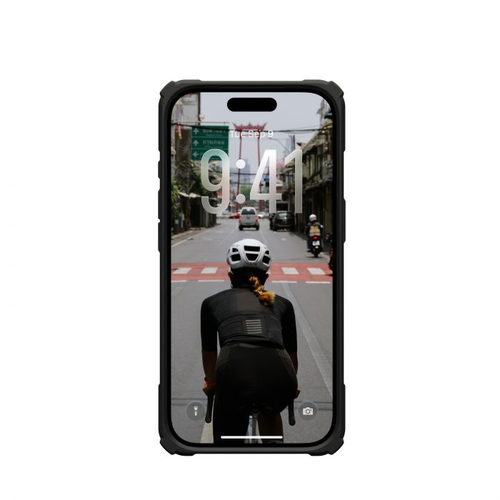 Чохол UAG для iPhone 17 Pro, Plasma XTE MagSafe, Black/Pop Orange