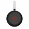 Сковорода Tefal Excellence Fusion, 30см, алюміній, нержавіюча сталь, бакеліт, чорний