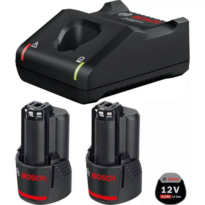 Набір акумулятора та зарядного пристрою Bosch Professional GBA 12В 2х3.0А·год ЗП GAL 12V-40