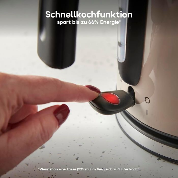 Електрочайник Russell Hobbs, 1.7л, метал, мокко