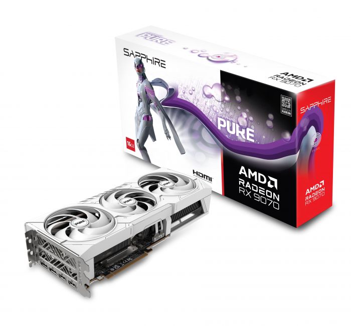 Відеокарта SAPPHIRE Radeon RX 9070 16GB GDDR6 PURE GAMING OC