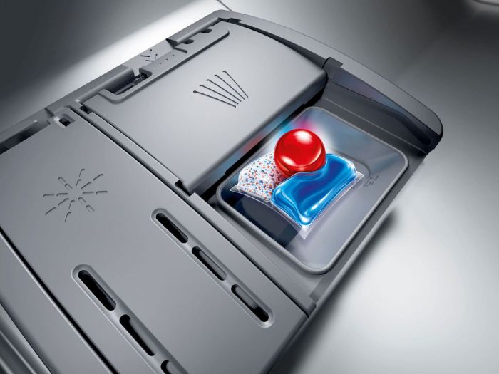 Посудомийна машина Bosch вбудована, 14компл., A, 60см, дисплей, 3й кошик, білий