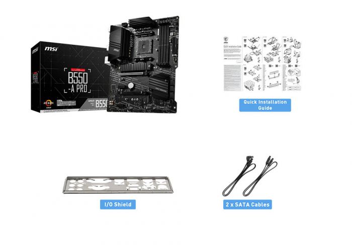 Материнcька плата MSI B550-A PRO sAM4 B550 4xDDR4 HDMI DP ATX