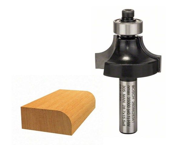 Фреза карнизна Bosch Professional Std S8 R8 L15.2