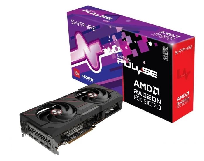 Відеокарта SAPPHIRE Radeon RX 9070 16GB GDDR6 PULSE GAMING OC