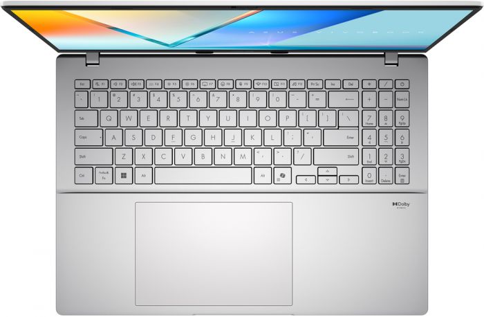 Ноутбук ASUS Vivobook S16 S3607VA-RP146 16" FHD IPS, Intel 7 240H, 16GB, F512GB, UMA, NoOS, Сріблястий