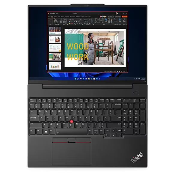 Ноутбук Lenovo ThinkPad E16-G4 16" WUXGA IPS AG, Intel U5-325, 16GB, F512GB, UMA, DOS, чорний
