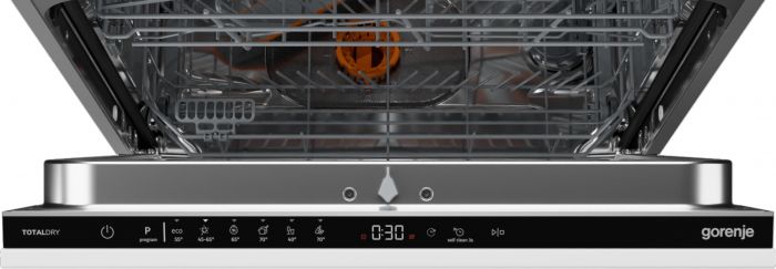 Посудомийна машина Gorenje вбудовувана, 16компл., A+++, 60см, AquaStop, автоматичне відчинення, сенсорн.упр, 3и кошики, білий
