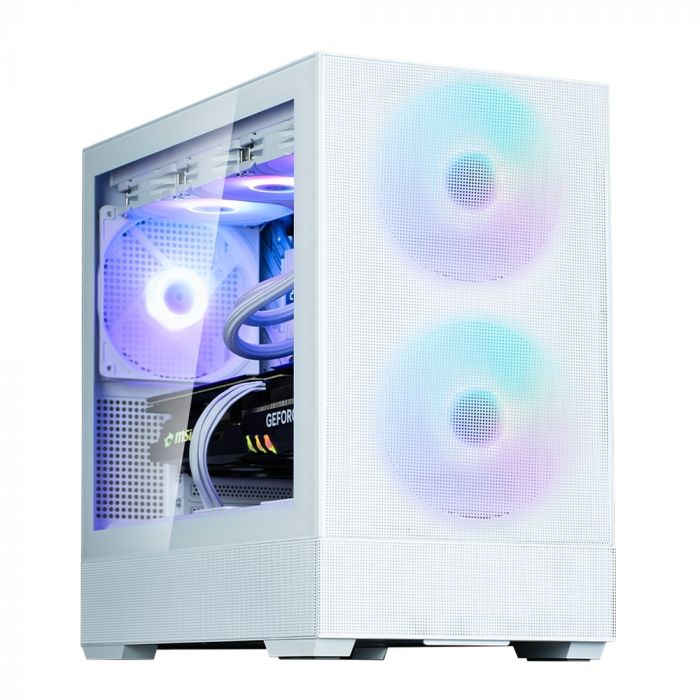 Корпус Zalman P30 Air без БЖ, 1xUSB3.0, 1xUSBType-C, 3x140мм ARGB, VGA 392мм, LCS ready, TG Side Panel, mATX, білий