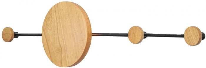 Світильник настінний LEDVANCE Decor Perchero Wood 6Вт 620Лм 3000K WiFi чорний