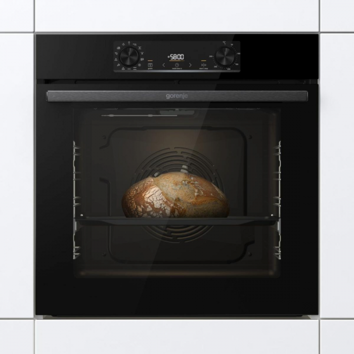 Комплект Gorenje (духовка електрична BOS6737E06BG + поверхня індукційна GI6401BSC), 743032, чорн