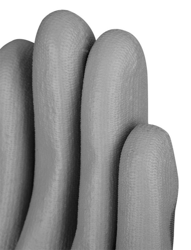 Рукавички робочі Neo Tools поліестер з нітриловим покриттям, р.7, сіро-чорний