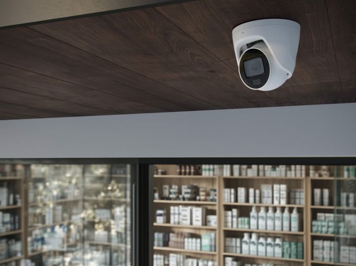 IP-камера дротова Ajax TurretCam HLVF 5 MP White, 2.8–12 мм, PoE, True WDR, IP67, ІЧ 60 м, LED 40 м, аудіо, кут огляду 31° до 111°, вулична, біла, 126281.197.WH1