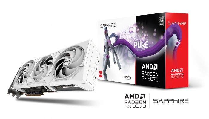 Відеокарта SAPPHIRE Radeon RX 9070 16GB GDDR6 PURE GAMING OC