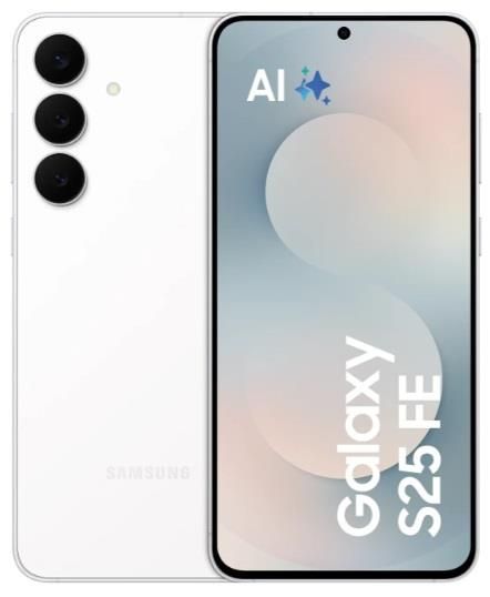 Смартфон Samsung Galaxy S25 FE 5G (S731) 6.7' 8/256ГБ, 2SIM, 4900мА•год, білий