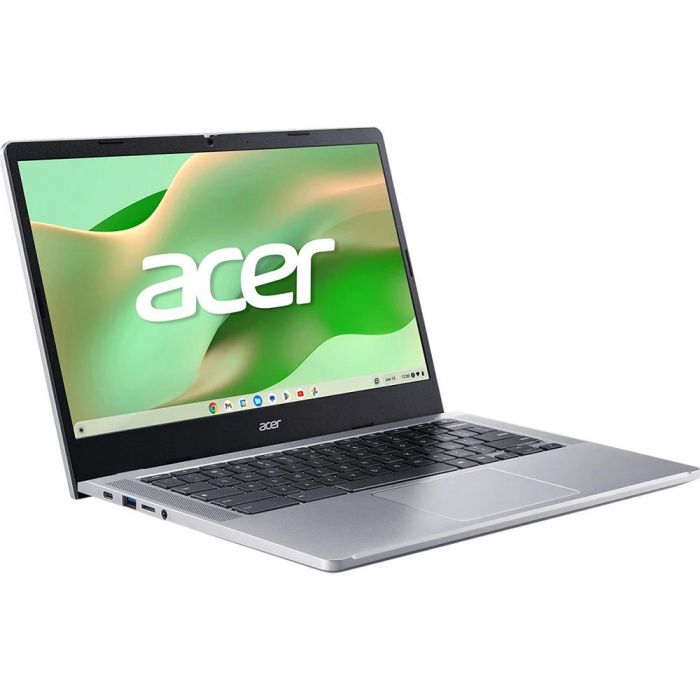 Ноутбук Acer Chromebook CB314-4H 14" FHD IPS, Intel C N100, 8GB, F128GB, UMA, ChromeOS, сріблястий