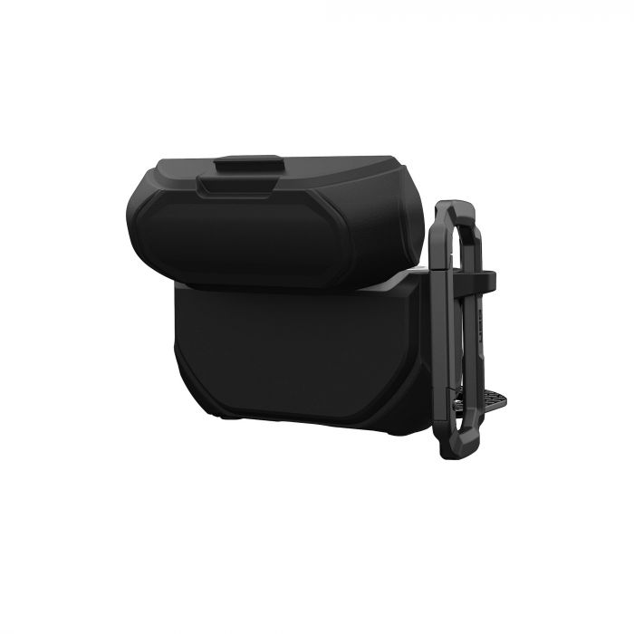 Чохол UAG для AirPods Pro (Gen 3, 2025) with Built-in Phone Stand, Monarch, Black/Silver
