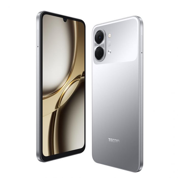 Смартфон TECNO Spark Go 3 (KN3) 6.75" 4/64ГБ, 2SIM, 5000мА•год, Titanium Grey